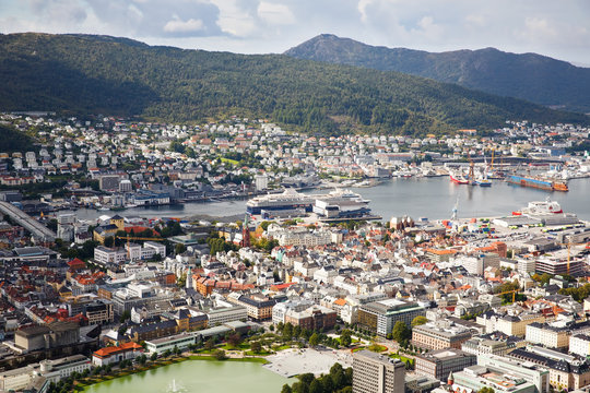 Bergen city