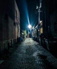 Obraz premium Nighttime Alley