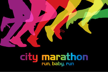 Running people