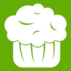 Cupcake icon green