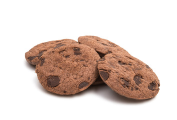 chocolate chip cookies with chocolate