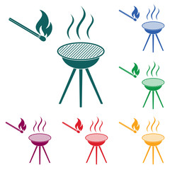 The barbecue icon