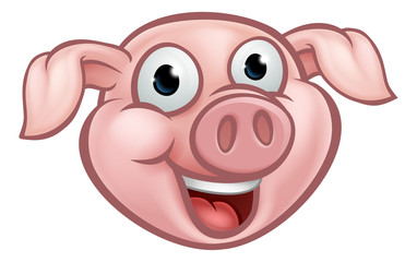 Pig Cartoon Character