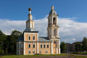 Fototapeta na wymiar Church of Our Lady of Kazan in Uglich, Russia