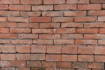 brick wall background. old brick masonry texture