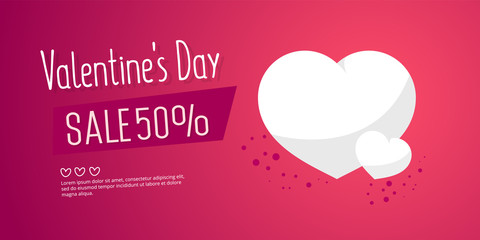 Illustration of love and valentine day.