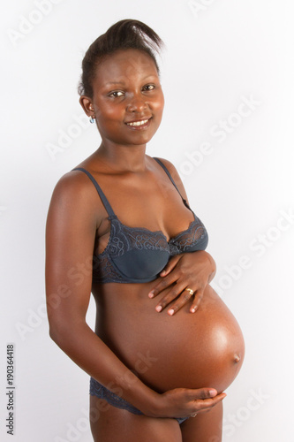 woman Pregnant black