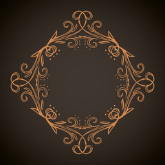 Vignette. Vector drawing