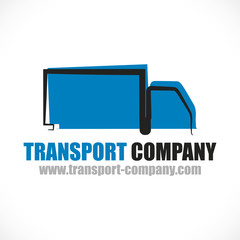logo camion transporteur logistique France bleu