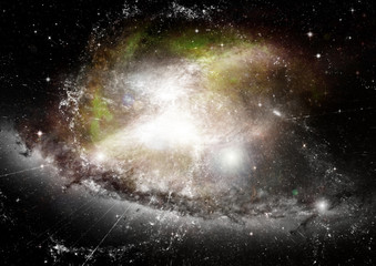 galaxy in a free space