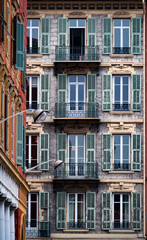 Classic apartment building in Nice, France