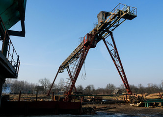 Sawmill industrial machine