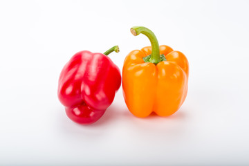 yellow and red bell peppers ,