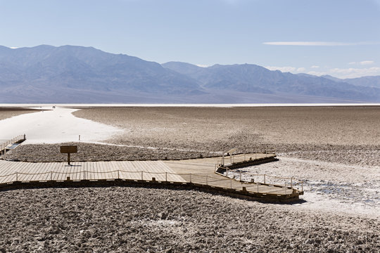 Death Valley National Park, vista del salar. California.