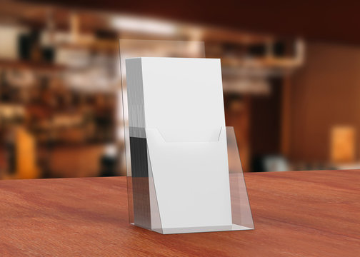 Acrylic brochure holder