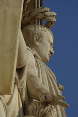 Statue de Napoléon à l'arc de triomphe de l'Etoile à Paris, France