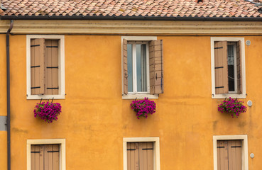 old window in the house