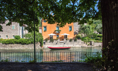 Fototapeta na wymiar Borghetto village, Italy