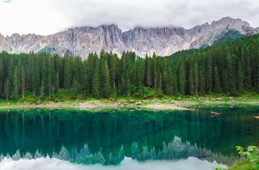 landscape the wild nature lake Misurina