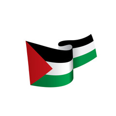 Palestine flag, vector illustration