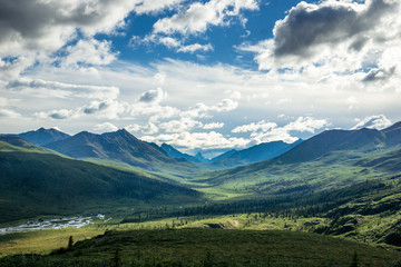 Valley in Tombstone Territorial Park, Yukon, Canada