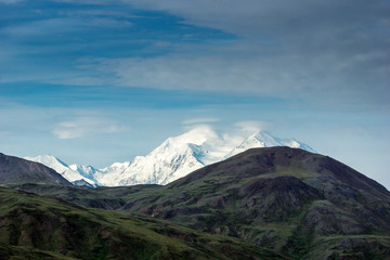 Fototapeta na wymiar Mount Denali in Denali National Park, Alaska