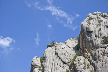 Paklenicaschlucht in Kroatien