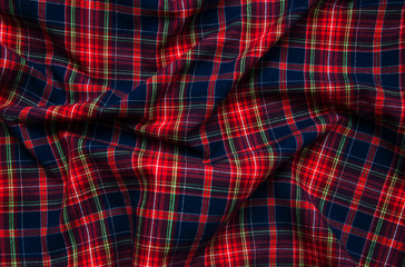 texture of checkered fabric