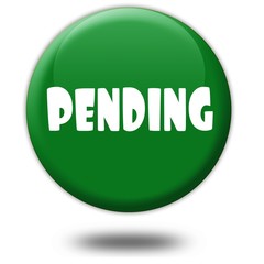 PENDING on green 3d button.