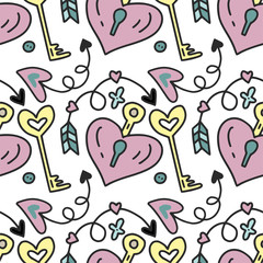 Happy Valentine day card.