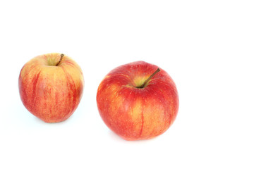 Apple on a white background