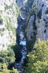 Canyon of the Cetina river, Croatia