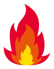 Flame vector icon