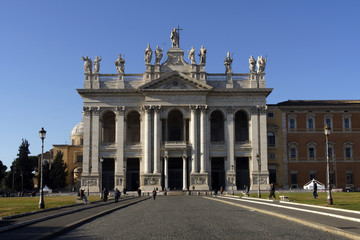 Fototapeta na wymiar Rome (Italy). Basilica of San Juan de Letran. (Cathedral of Rome).