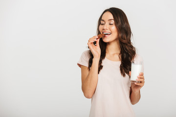 Portrait of a satisfied young asian woman