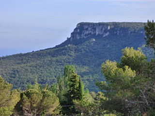 Naklejka premium Mont Ral / Montreal​, es un municipio de la comarca del Alto Campo en la provincia de Tarragona, Comunidad Autónoma de Cataluña, España