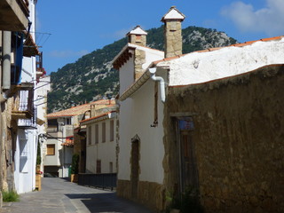 Fototapeta na wymiar La Pobla de Benifassa, pueblo de Castellon (Comunidad Valenciana,España) 