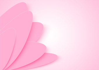 Several pink petals