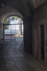 Orvieto, Umbria, Italy: historic street