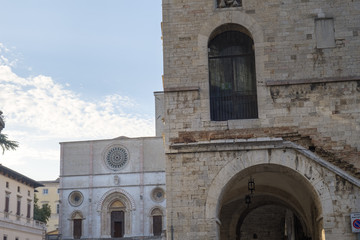 Fototapeta premium The main square of Todi, Umbria