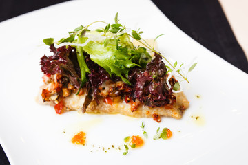 European bass branzino