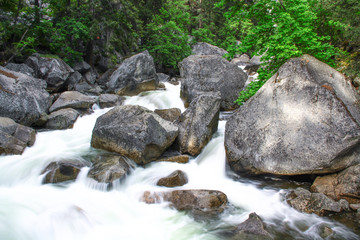 Fototapeta na wymiar Yosemite Waterfall