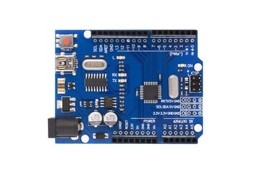 Arduino UNO-board for the implementation of school laboratory work on electronics and robotics....