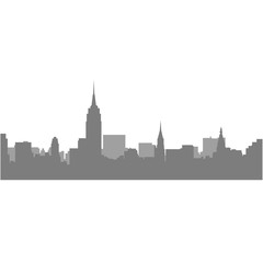 Naklejka premium Panoramę Nowego Jorku - megalopolis