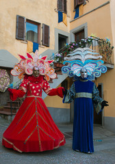Sfilata delle maschere di carnevale a Castiglion Fibocchi
