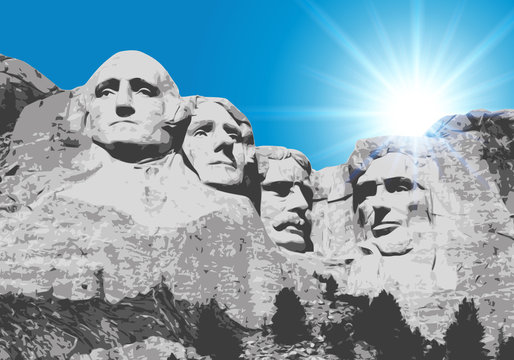 Mont Rushmore - États Unis - monument - symbole - américain - USA - sculpture - amérique