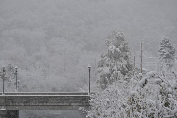 Winter Snow Storm in Pennsylvania