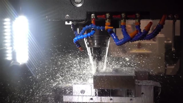 Metalworking CNC milling machine.