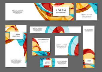 Web banner templates