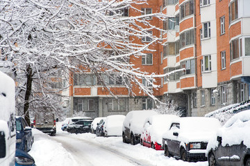 Parked cars at the house